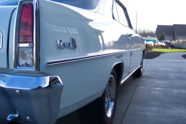1966 White Chevrolet Nova Coupe