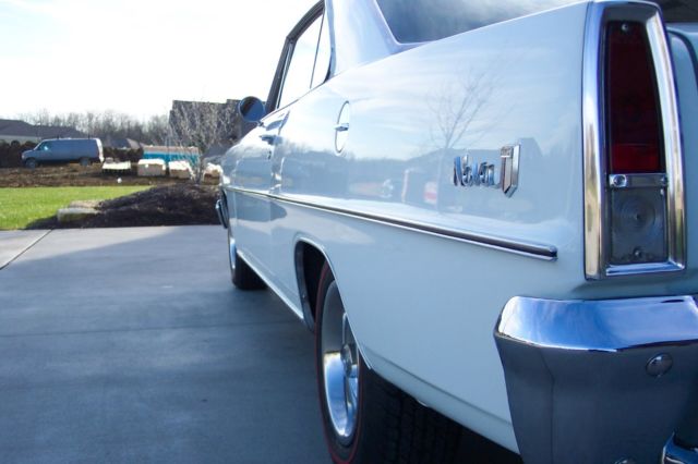 1966 White Chevrolet Nova Coupe