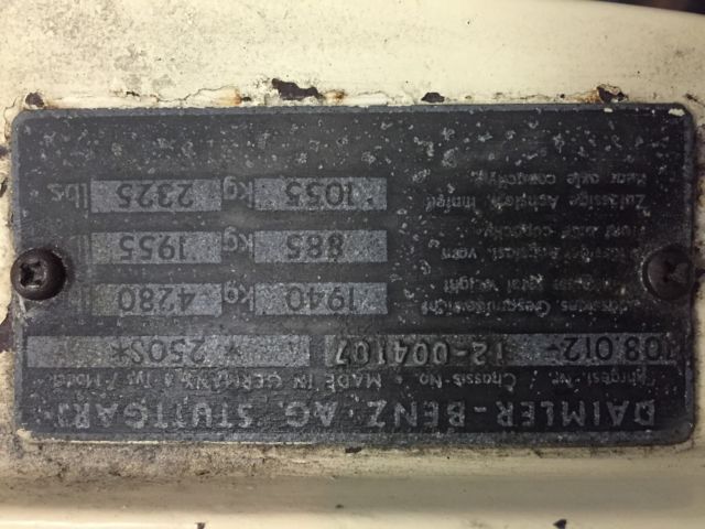 1966 Beige Mercedes-Benz Other Sedan