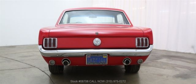 1966 Red Ford Mustang