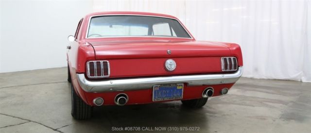 1966 Red Ford Mustang