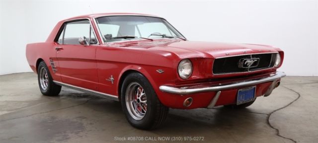 1966 Red Ford Mustang