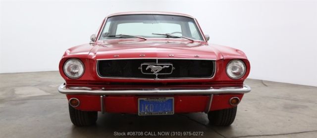1966 Red Ford Mustang