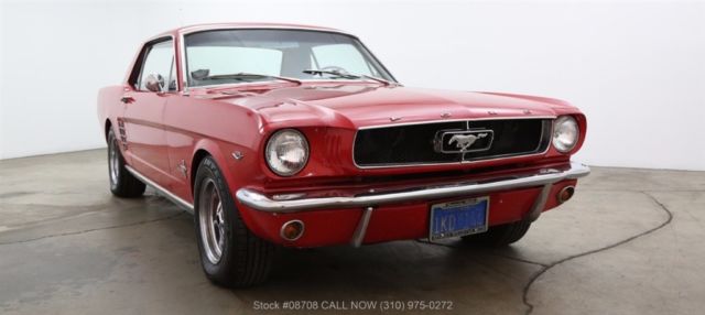 1966 Red Ford Mustang