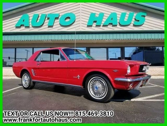 1966 Red Ford Mustang