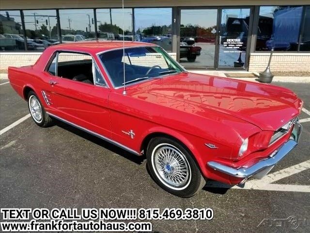 1966 Red Ford Mustang