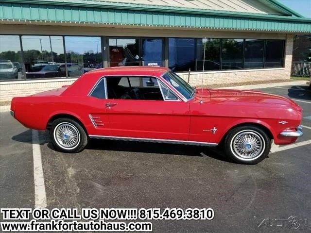 1966 Red Ford Mustang