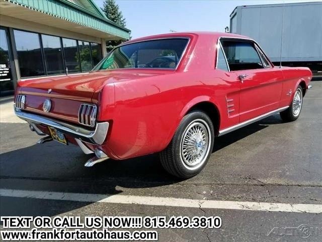 1966 Red Ford Mustang