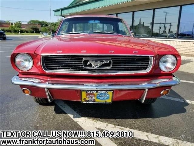 1966 Red Ford Mustang