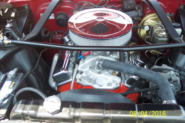 1966  red Chevrolet Nova 2 dr wagon