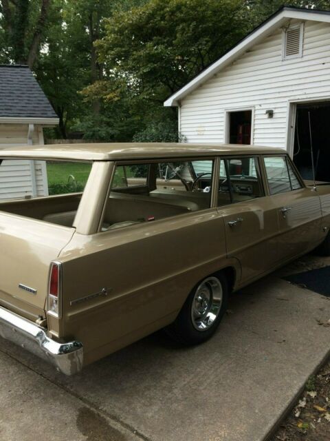 1966 beige Chevrolet Nova Wagon