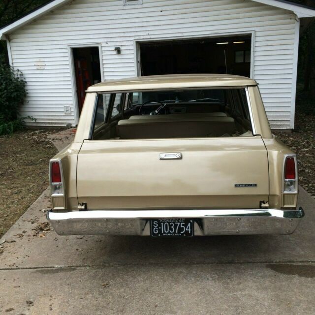 1966 beige Chevrolet Nova Wagon
