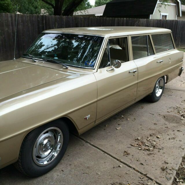 1966 beige Chevrolet Nova Wagon