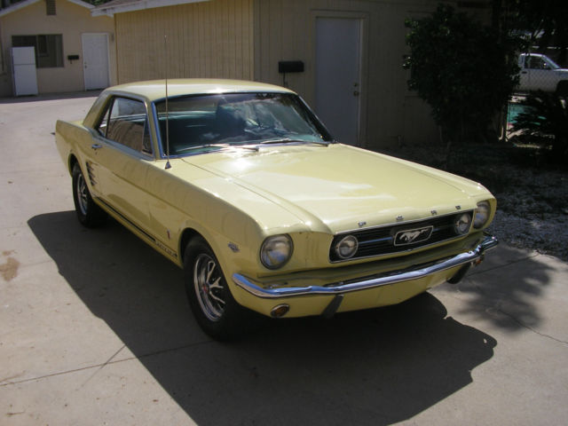 1966 YELLOW Ford Mustang