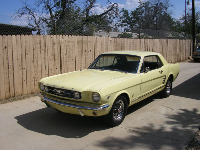 1966 YELLOW Ford Mustang