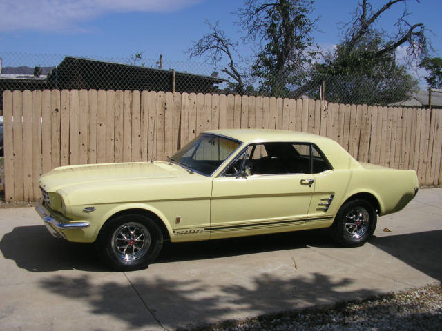 1966 YELLOW Ford Mustang