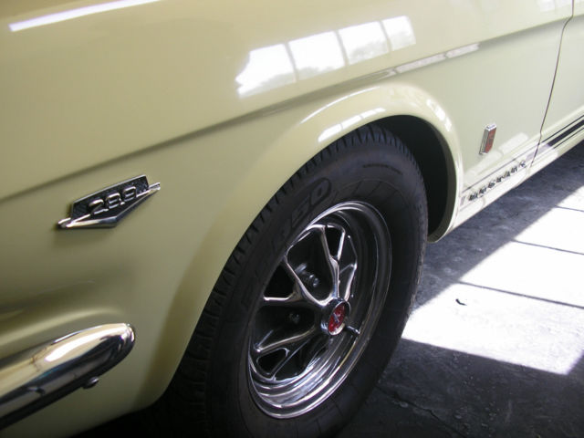 1966 YELLOW Ford Mustang