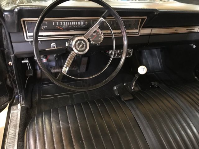 1966 Black Ford Fairlane Coupe