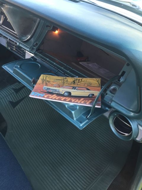 1966 turquoise Chevrolet Impala 4dr hardtop