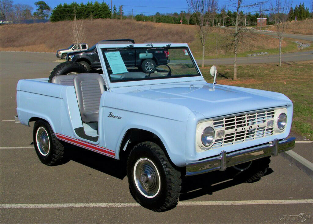 1966 Blue Ford Bronco