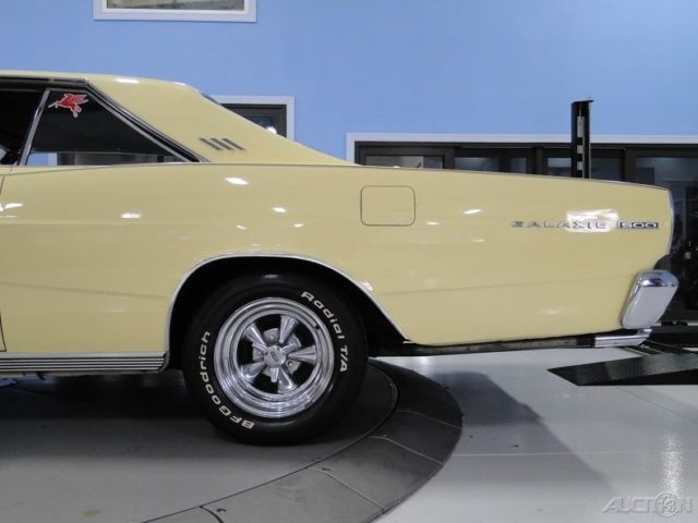 1966 Yellow Ford Galaxie