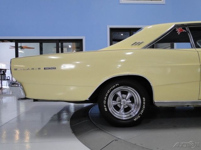 1966 Yellow Ford Galaxie