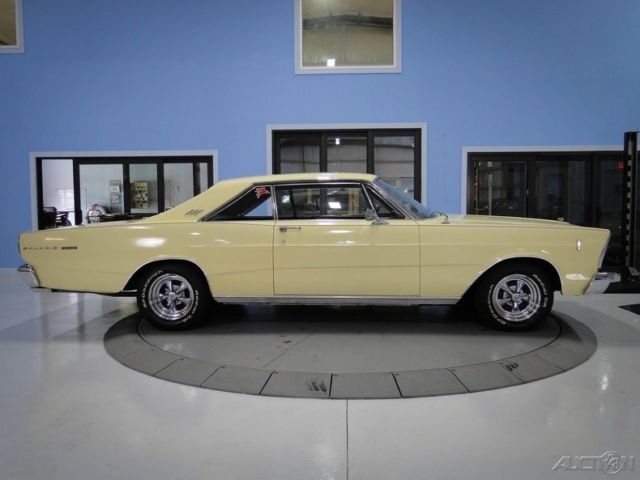 1966 Yellow Ford Galaxie