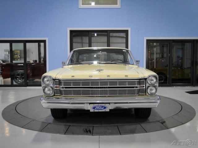 1966 Yellow Ford Galaxie