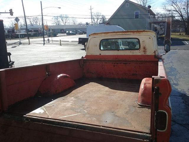 1966 Orange Chevrolet C-10 Standard Cab Pickup