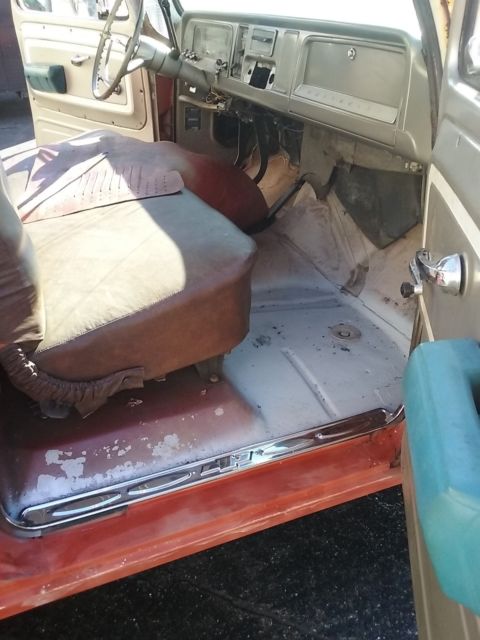 1966 Orange Chevrolet C-10 Standard Cab Pickup