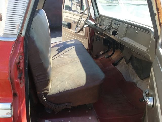 1966 Orange Chevrolet C-10 Standard Cab Pickup