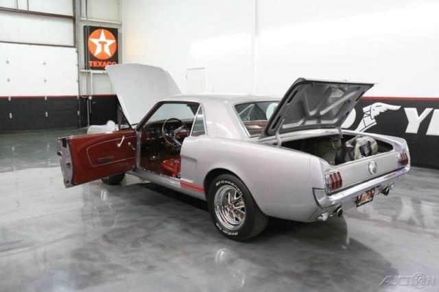 1966 Silver Ford Mustang