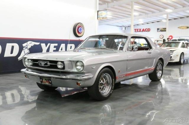 1966 Silver Ford Mustang