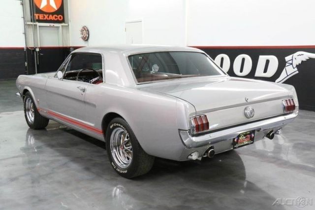 1966 Silver Ford Mustang