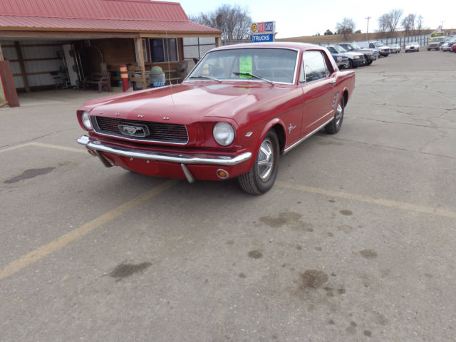 1966 Red Ford Mustang Coupe