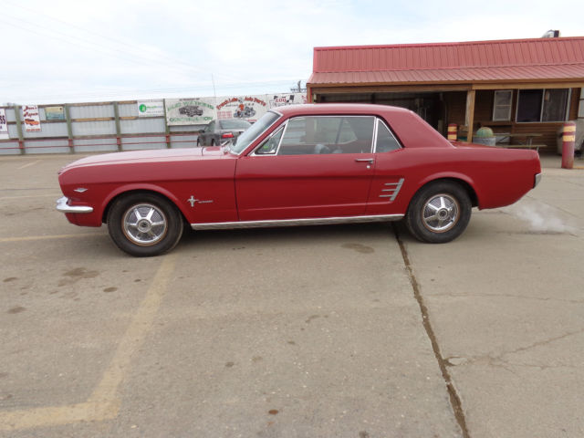 1966 Red Ford Mustang Coupe