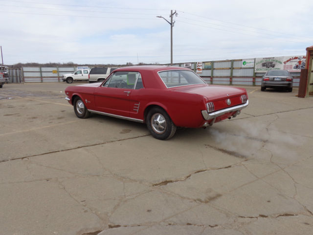1966 Red Ford Mustang Coupe