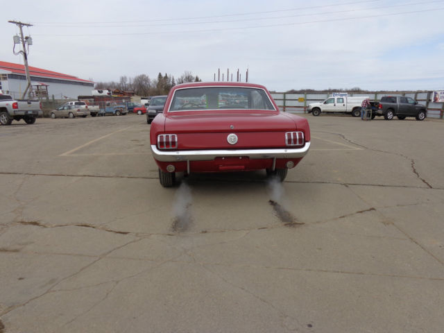 1966 Red Ford Mustang Coupe