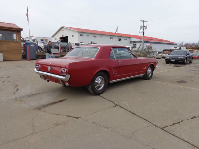 1966 Red Ford Mustang Coupe