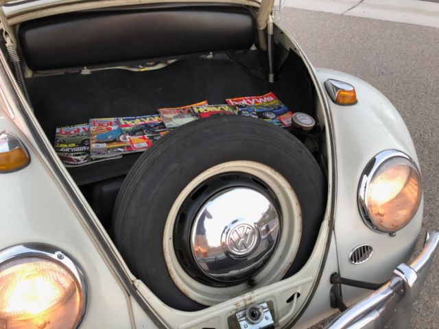1966 White Volkswagen Beetle - Classic
