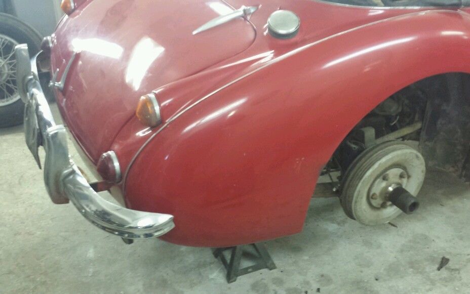 1966 Red Austin Healey 3000 Convertible