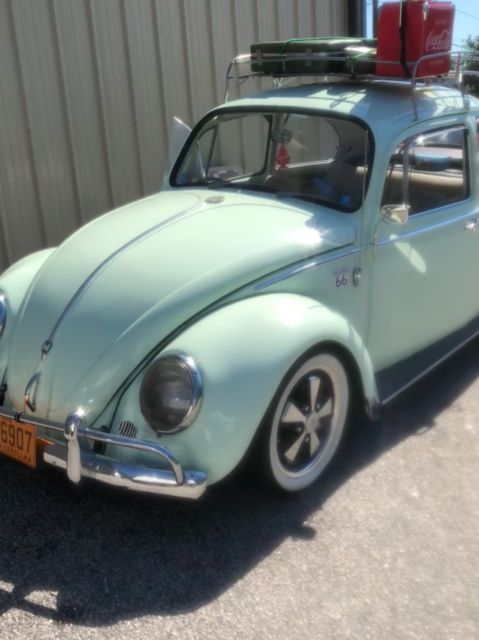 1966 Green Volkswagen Beetle - Classic Coupe