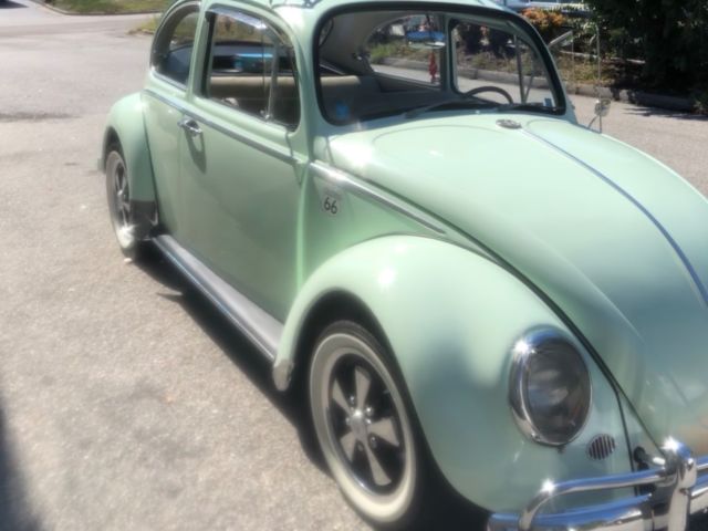 1966 Green Volkswagen Beetle - Classic Coupe