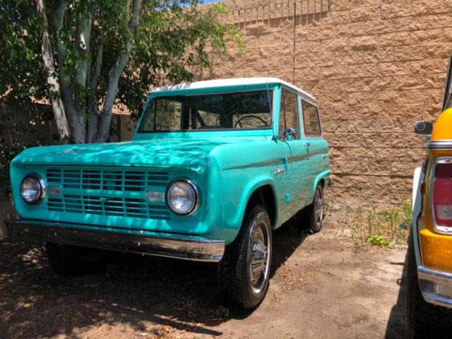 1966 Caribbean Turquoise Ford Bronco