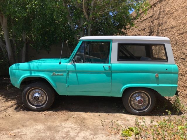 1966 Caribbean Turquoise Ford Bronco