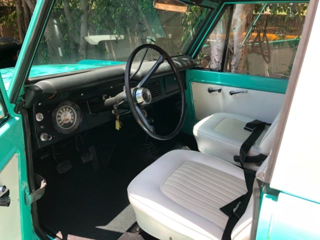 1966 Caribbean Turquoise Ford Bronco