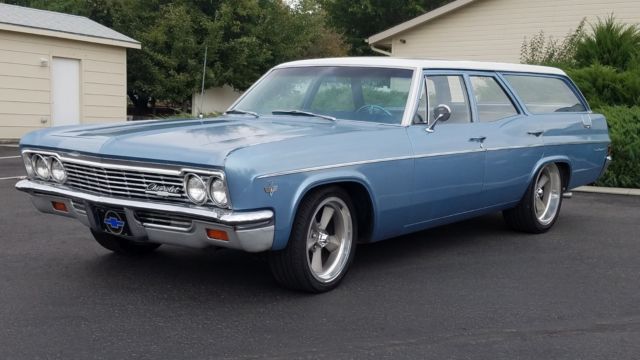 1966 Blue Chevrolet Bel Air/150/210 Wagon