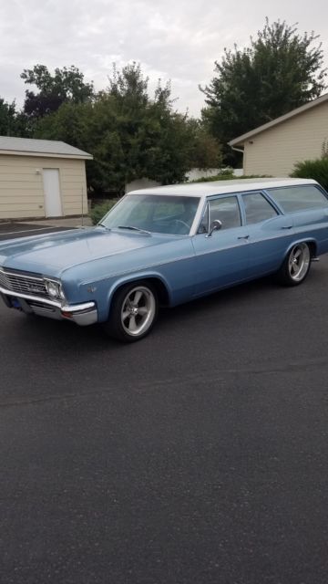 1966 Blue Chevrolet Bel Air/150/210 Wagon