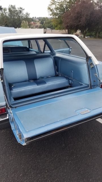 1966 Blue Chevrolet Bel Air/150/210 Wagon