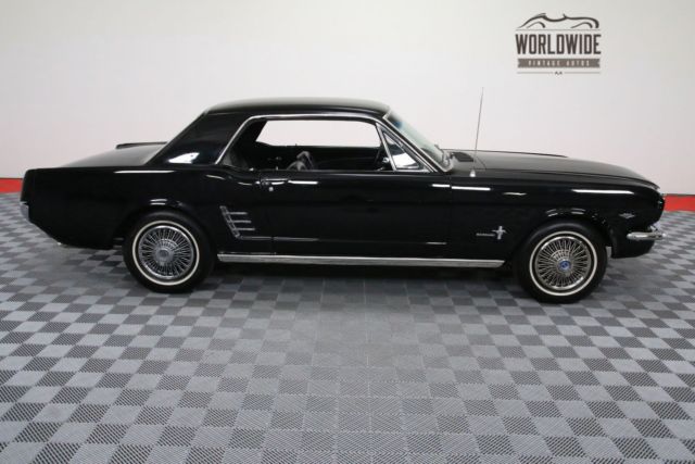 1966 Black Ford Mustang
